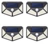 100 LED Solar PIR Motion Sensor Outdoor Wall Light 8