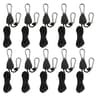 2m Camping Tent Rope Ratchet Tensioner With Pulley Hook 11