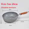 Durable Nonstick Frying Pan Wok Skillet For Everyday Cooking 12