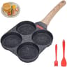 Four Hole Nonstick Egg And Pancake Frying Pan With Lid 8