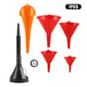 Automotive Wide Mouth Flexible Funnel Set For Oil And Fuel 7