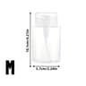 Transparent Push Down Pump Dispenser Refillable Cosmetic Bottle Set 14