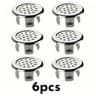 Chrome Sink Overflow Covers Round Basin Drain Plugs 13