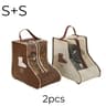 Dustproof Boot Storage Bag With Handle For Travel And Home 18