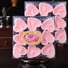 9 Piece Heart Shaped Scented Tealight Candle Set For Romantic Decor 9