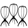 3 Piece Collapsible Wig Stand For Styling Storage And Display 8