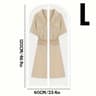 Washable Garment Dust Covers With Zipper For Closet Storage 14