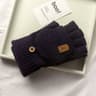 Winter Flip Top Half Finger Knitted Gloves For Men And Women 10