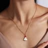 Cute Christmas Enamel Pendant Necklace For Women 11