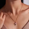 Cute Christmas Enamel Pendant Necklace For Women 26
