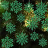 12 Piece Paper Snowflake Christmas Hanging Ornaments 10