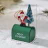 Christmas Wrought Iron Cabin Mailbox Decoration 3