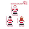Festive Christmas Cutlery Holders For Holiday Table Decor 13