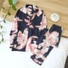 Womens Viscose Pajama Set With Long Sleeves And Matching Trousers 17
