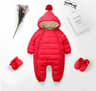 OLEKID Baby Hooded Winter Jumpsuit With Velvet Lining 9