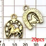 20pcs Western Cowboy Alloy Charms For DIY Bracelets And Necklaces 18