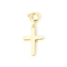 18K Gold Plated Brass Heart Or Horseshoe Charm With Spring Ring Clasp 13