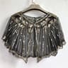 Women Vintage Beaded Sequin Flapper Shawl Cape 13