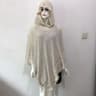 Women Bohemian Diagonal Stripe Poncho With Tassel Fringe 8