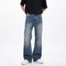 KSTUN Mens Loose Fit Light Blue Flared Bootcut Jeans 7
