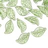 50pcs Mini Acrylic Leaf Beads For DIY Jewelry Making 4