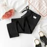 Soft Cotton High Waist Maternity Leggings With Adjustable Waist 6