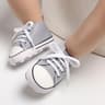 Baby Canvas Star Sneakers With Anti Slip Soles For Boys And Girls 12