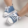 Baby Canvas Star Sneakers With Anti Slip Soles For Boys And Girls 11