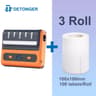 DETONGER DP40S Portable Wireless Inkless Barcode Label Printer 12