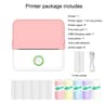 Mini Bluetooth Inkless Pocket Printer For Stickers And Journal Notes 16
