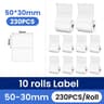 Phomemo White Thermal Sticker Labels 40x30mm For Home And School 13