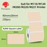 Phomemo White Waterproof Thermal Sticker Labels For M110 And M220 16