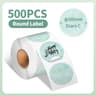 Phomemo Round Waterproof Thermal Sticker Labels 500 To 1000 Pieces 14