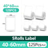 NIIMBOT White Waterproof Adhesive Label Rolls For B1 And B21 Printers 16
