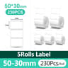 NIIMBOT White Waterproof Adhesive Label Rolls For B1 And B21 Printers 17