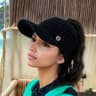 Classic Cozy Ponytail Wool DuckTongue Cap Versatile Winter Knit Hat For Women  Teens 1