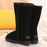 UltraWarm Waterproof Leather Winter Boots For Women FurLined Knee High Snow Boots 2