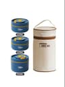 Premium Trio Stainless Steel Insulated Lunch Set  Microwavesafe Leakproof Food Container Bundle 9