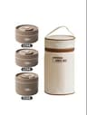 Premium Trio Stainless Steel Insulated Lunch Set  Microwavesafe Leakproof Food Container Bundle 10
