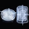 EcoSeal Silicone StretchLid Set  6Piece Universal Food Covers 12