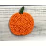 Cozy Pumpkin Crochet Coaster Set  Handcrafted Autumn Drink Pads For Fall Farmhouse Decor  Halloween 4