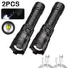 UltraBeam 2000LM Rechargeable Zoom Tactical Flashlight 6