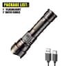 UltraBeam 2000M Rechargeable Tactical Flashlight  100000 LM Super Bright Zoom Torch 4