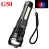 UltraBeam 2000M Rechargeable Tactical Flashlight  100000 LM Super Bright Zoom Torch 5