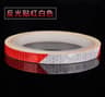 SafetyGlow 1cm By 8m Bike Reflective Tape Strips  Fluorescent Visibility Tape For Bicycle Helmet  H 0
