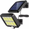 BrightGuard 160 COB Solar Wall Light  Remote Controlled Waterproof Outdoor Motion Sensor Light 0