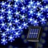 RadiantGlow Solar Snowflake String Lights 60 LED 8Mode Outdoor Waterproof Fairy Lights 7