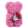 Eternal Rose Teddy Gift Bear  25m BloomFilled Decorative Keepsake For Meaningful Celebrations 14