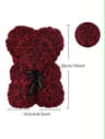 Eternal Rose Teddy Gift Bear  25m BloomFilled Decorative Keepsake For Meaningful Celebrations 8