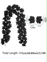 Harvest Glow Maple  Fruit Vine Garland 8